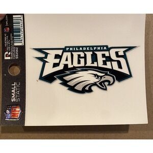 Philadelphia Eagles NFL Football Vinyl Sticker Car Window Decal Reusable Cling‎